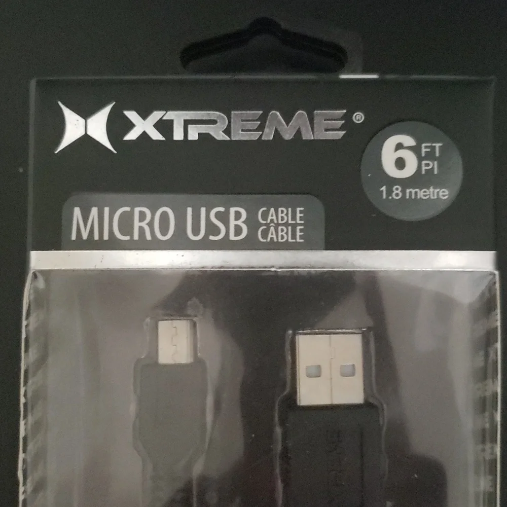 NWOT micro USB cable 6ft